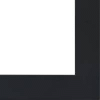 cornice selezionata ALU: listello nero XL 25x45mm