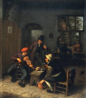 A.Ostade / Fiddler at the Inn / Paint.