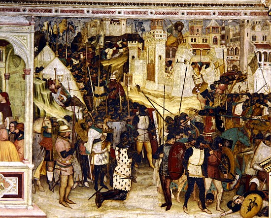 The Battle of Clavigo a Altichiero da Zevio