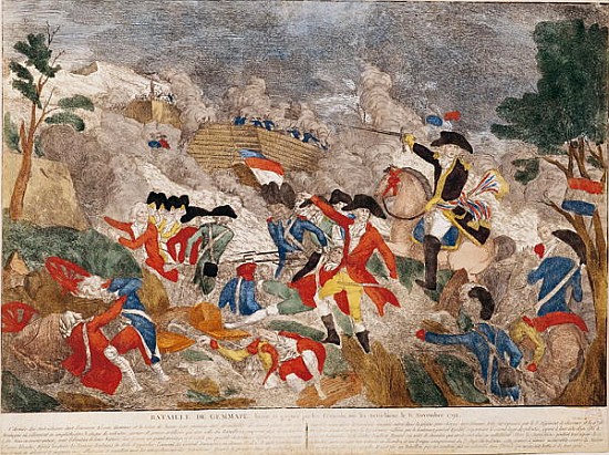 The Battle of Jemmapes, 6th November 1792, printed a BassetFrench School