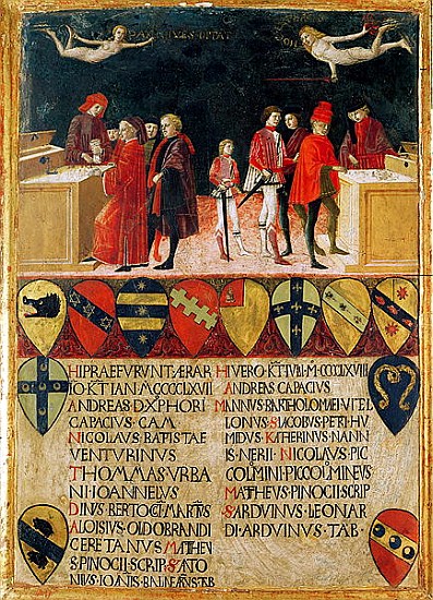 The Council Finances in Times of War and of Peace, 1468 (for detail see 108196) a Benvenuto di Giovanni