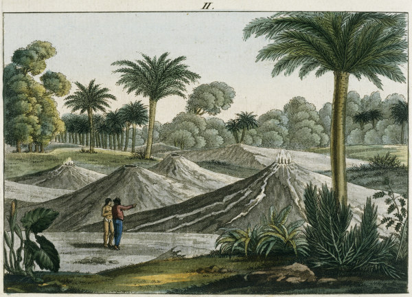 Volcanoes on Turbaco , from Bertuch 1813 a Bertuch