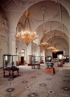 The Alexander Hall in the Winter Palace in Saint Petersburg