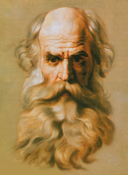 Apostle's Head (Study for the St. Isaac's Cathedral Interior) a Brüllow
