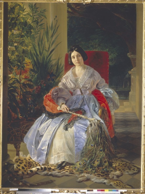 Portrait of Princess Elizaveta Pavlovna Saltykova a Brüllow