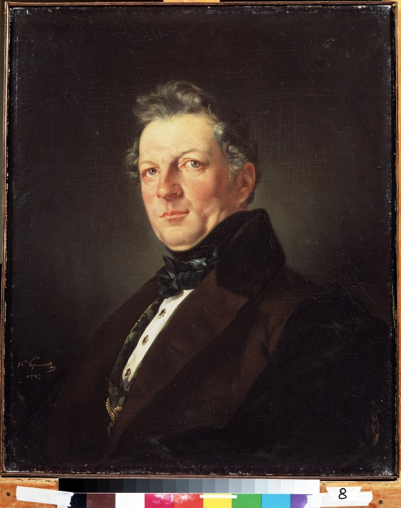 Portrait of the architect Andrei M. Bolotov (1801—1854) a Brüllow