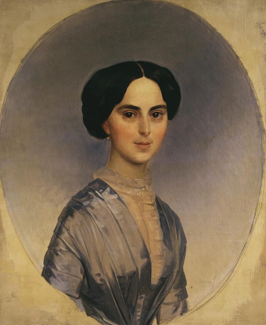 Portrait of Sophia Andreyevna Bobrinskaya, née Shuvalova a Brüllow