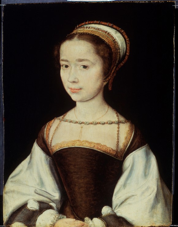 Female portrait a Corneille de Lyon