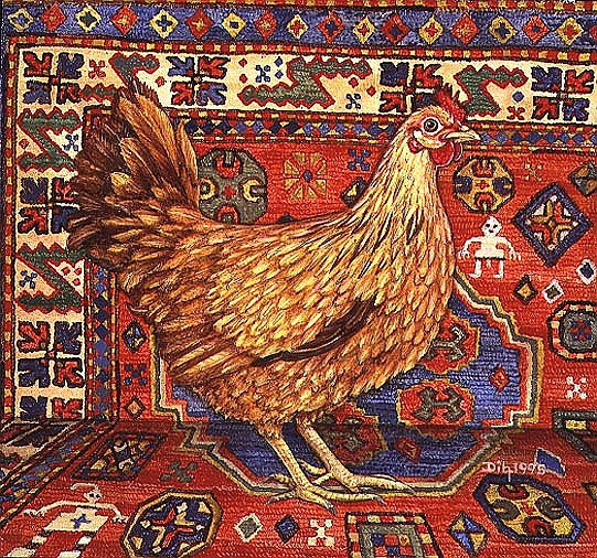 Brown Carpet Chicken, 1995  a Ditz 