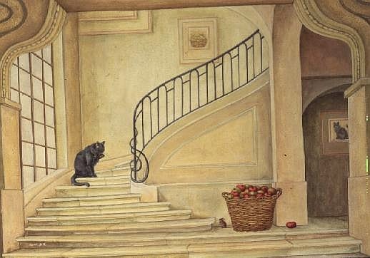 The Stair Cat, 1988  a Ditz 