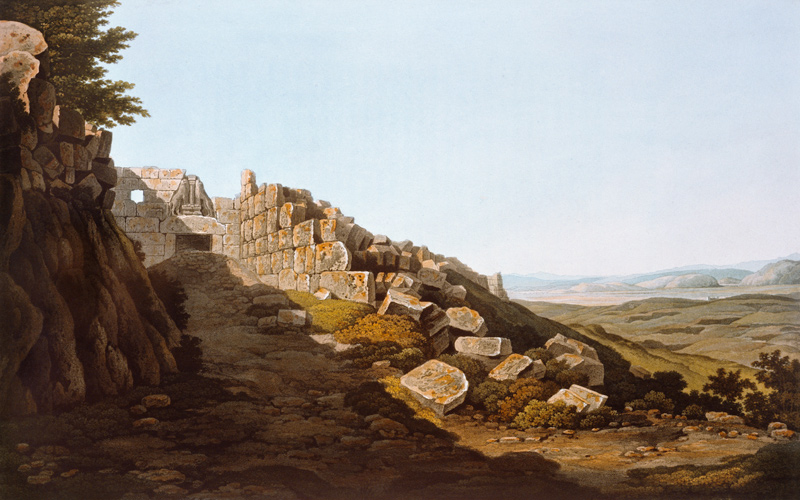 Mycenae , Lion Gate a Dowell