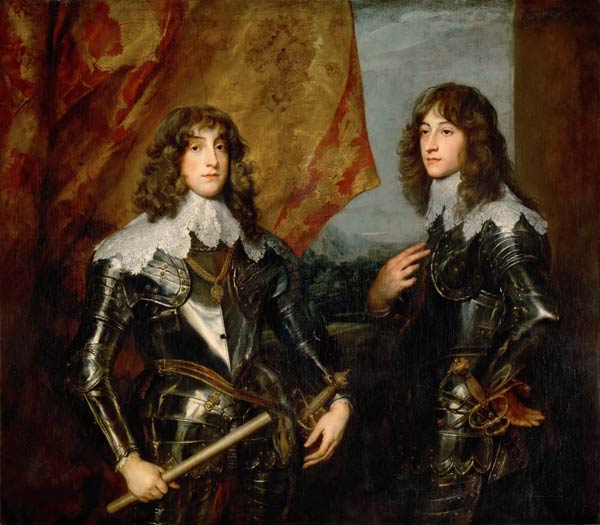 Prince Charles Louis and Rupert , Dyck a Dyck