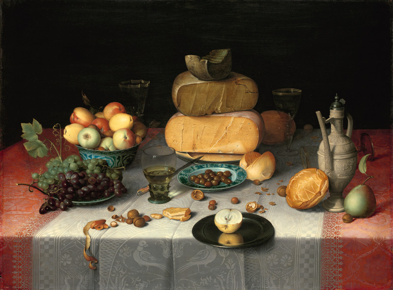 Still Life with Cheese a Dyck