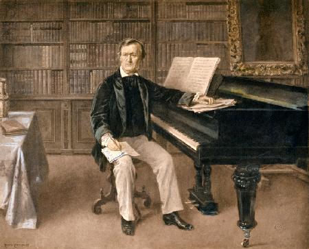 Richard Wagner playing piano, Eichstaedt