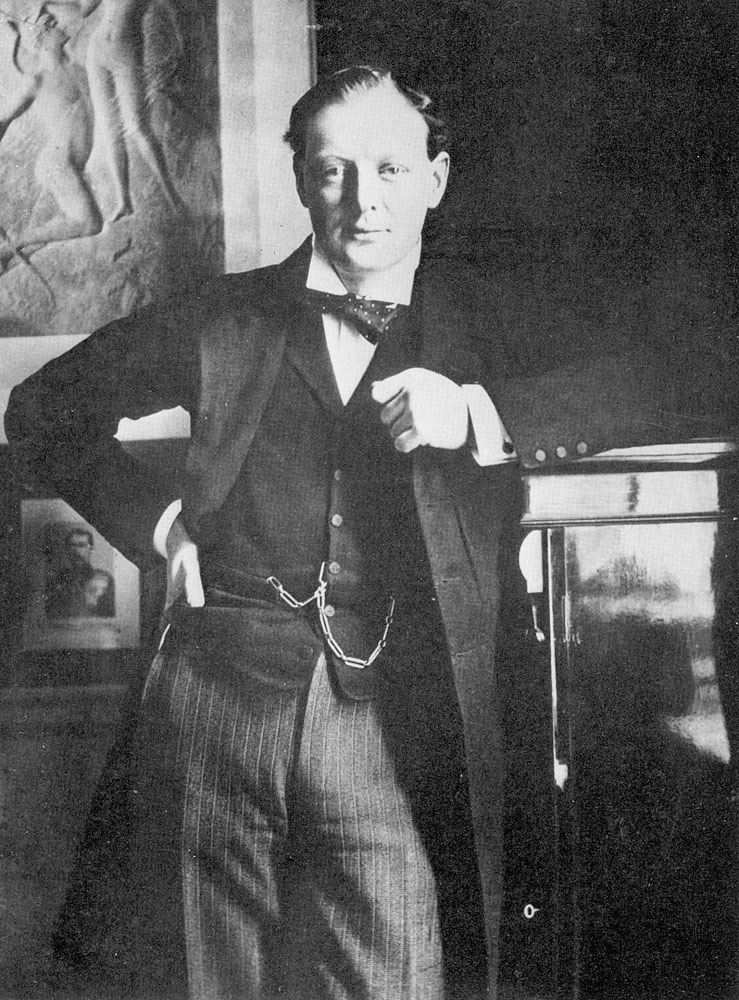 Winston Spencer Churchill in 1904 a English Photographer