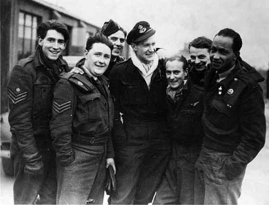 A Lancaster Bomber Crew a English Photographer