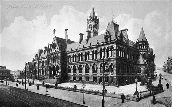 Assize Courts, Manchester, c.1910 a English Photographer