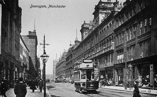 Deansgate, Manchester, c.1910 a English Photographer