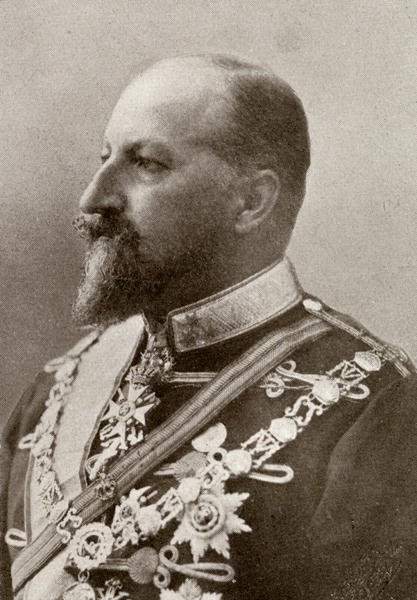 Ferdinand I, Tsar of Bulgaria, from ''The Year 1912'', published London, 1913 (b/w photo)  a English Photographer