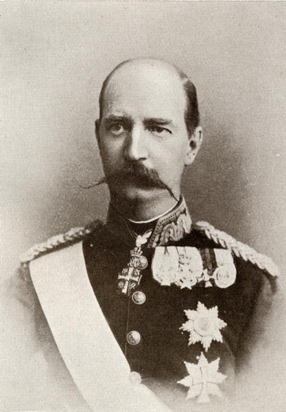 George I, King of Greece, from ''The Year 1912'', published London, 1913 (b/w photo)  a English Photographer