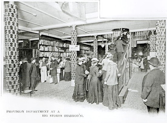 Harrods Provision Department, c.1901 a English Photographer