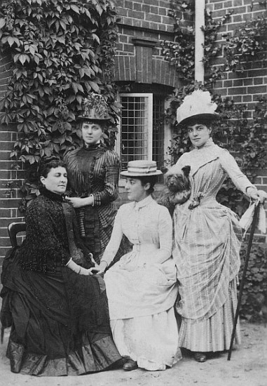 Jennie Jerome, later Lady Randolph Churchill, with her mother and sisters a English Photographer