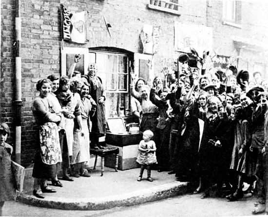 Jubilee Decoration in the East End, May 12th 1935 a English Photographer