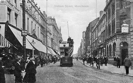 Oldham Street, Manchester, c.1910 a English Photographer