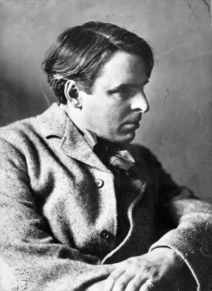 Portrait of W.B. Yeats (b/w photo)  a English Photographer