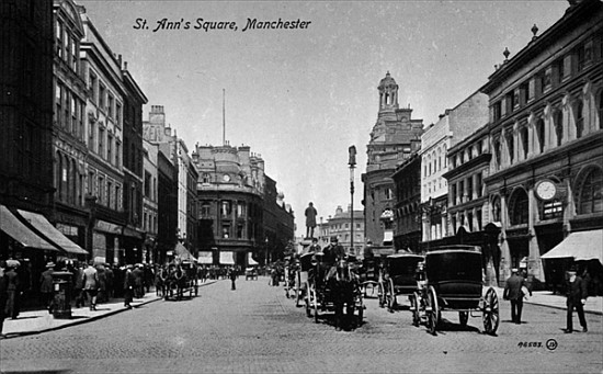 St. Ann''s Square, Manchester, c.1910 a English Photographer