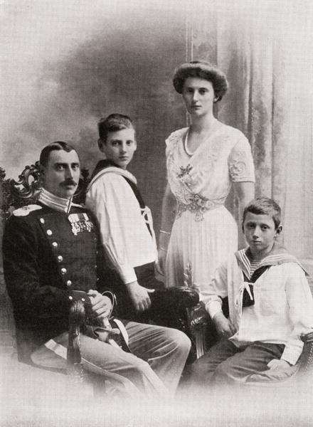 The Danish Royal Family, from ''The Year 1912'', published London, 1913 (b/w photo)  a English Photographer