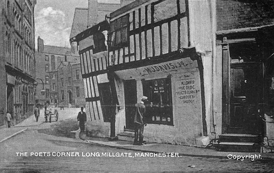 The Poet''s Corner, Long Millgate, Manchester, c.1910 a English Photographer