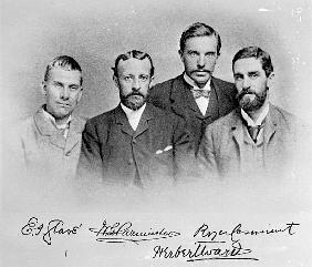 Roger Casement, Herbert Ward, E.J Glave and friend