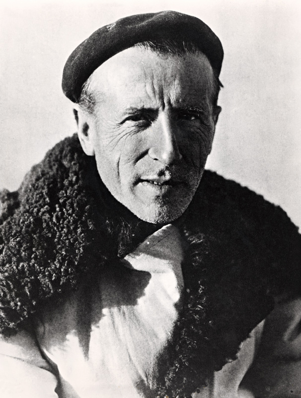 Pierre Teilhard de Chardin (1881-1955) (b/w photo)  a French Photographer