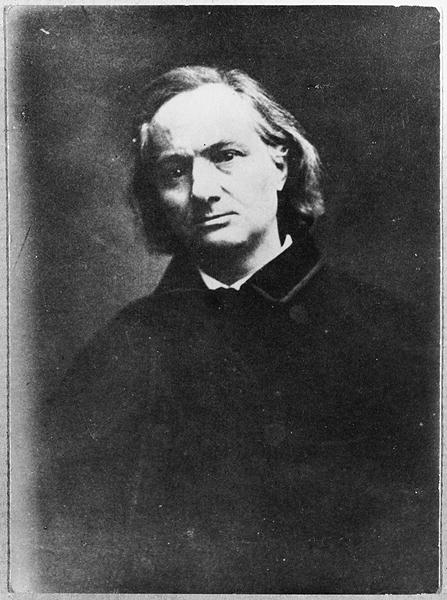 Charles Baudelaire (1821-67) (b/w photo)  a French Photographer