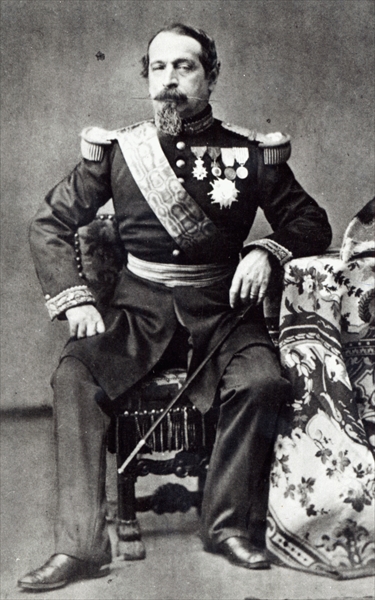 Napoleon III, 1860-70 (b/w photo)  a French Photographer