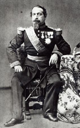 Napoleon III, 1860-70 (b/w photo) 