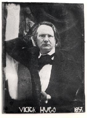 Victor Hugo (1802-85) (b/w photo) 