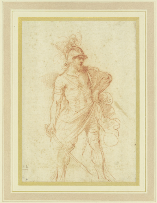 Stehender römischer Krieger a Guercino (Giovanni Francesco Barbieri)