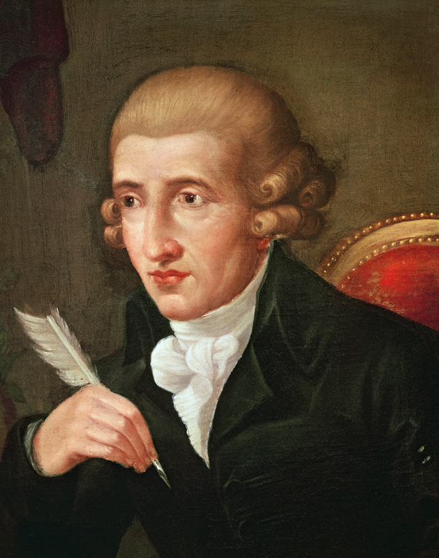 Portrait of Joseph Haydn a Scuola Italiana