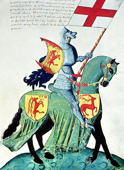 A Knight Carrying the Arms of Verona, from the ''Codex Capodilista'' a Scuola Italiana