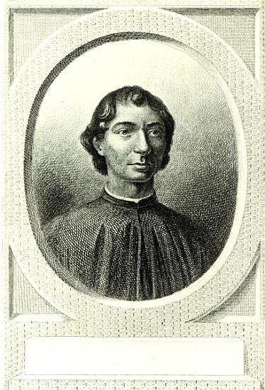 Portrait of Niccolo Machiavelli (1469-1527) a Scuola Italiana