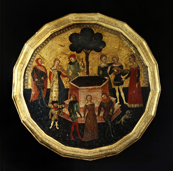 The Court of Love, c. 1380 a Scuola Italiana