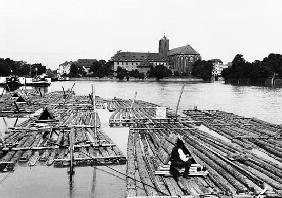 The Oder at Breslau (modern day Wroclaw) Poland, c.1910