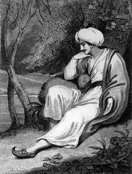 A Persian in Thought; engraved by R.W.Dadley (fl.1816) pub.T.Heptinstall a Kirk