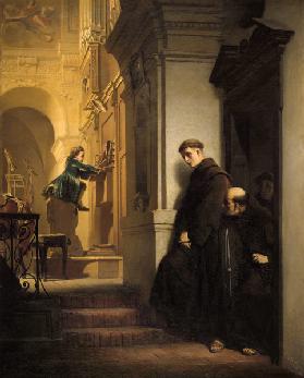 Mozart playing the organ