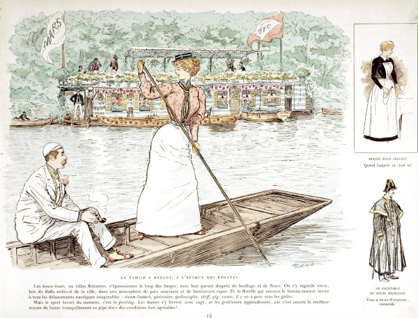 Thames in Henley , Illustration, Mars a Mars