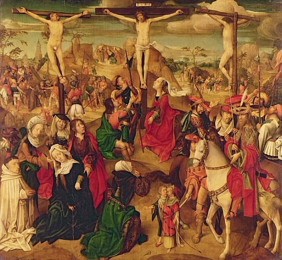 Scenes from the Passion of Christ, 1510 (oil on oak) a Master of Delft