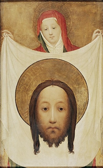 Saint Veronica with the Sudarium, c.1420 (oil on walnut) a Master of Saint Veronica
