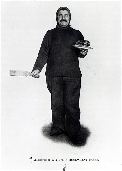 Lindstrom with the Buckwheat Cakes, from ''The South Pole'' by Roald E. Amundsen, c.1910-12 a Norwegian Photographer